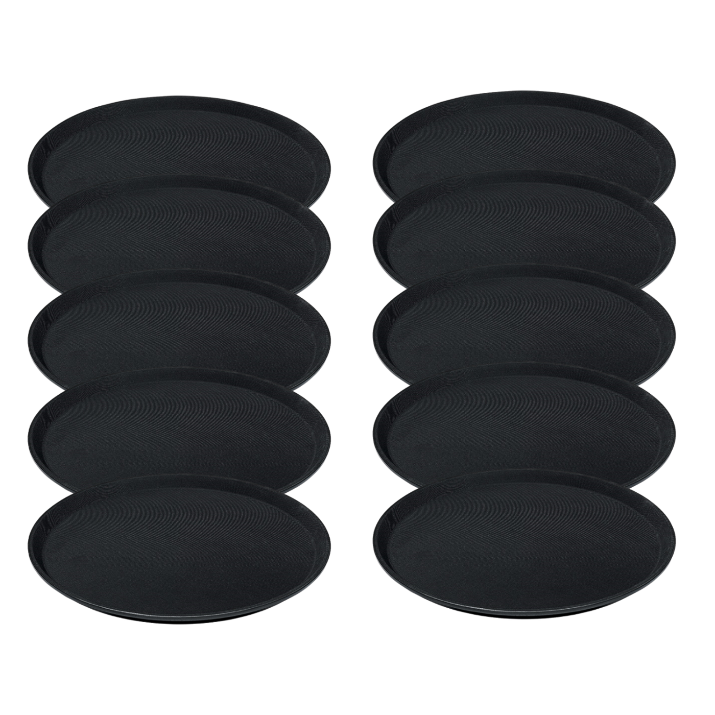 10 Und Bandeja Garçom Antiderrapante 40cm Profissional Hercules