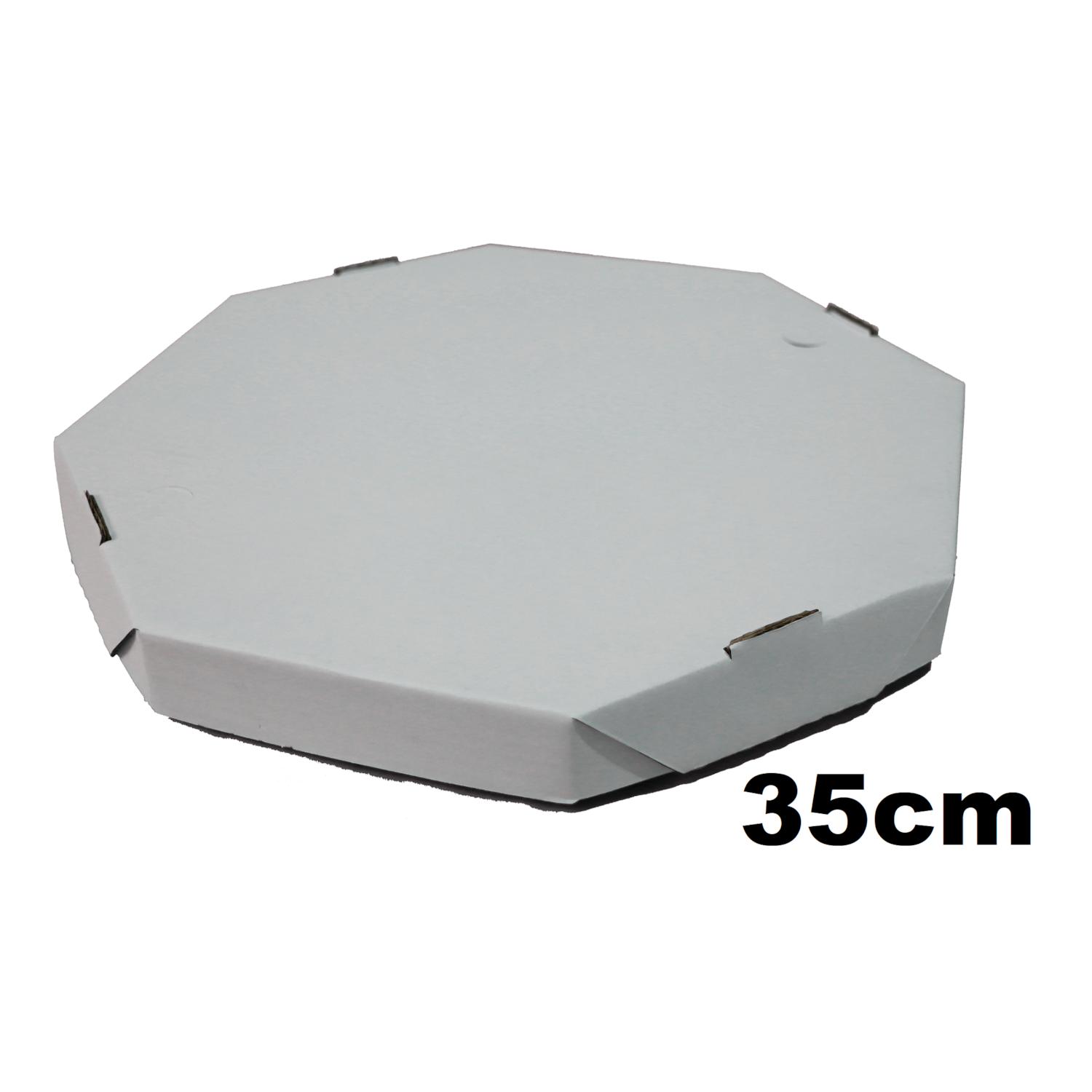 100und Caixa de Pizza 35 cm Oitavada Branca Caixa Delivery