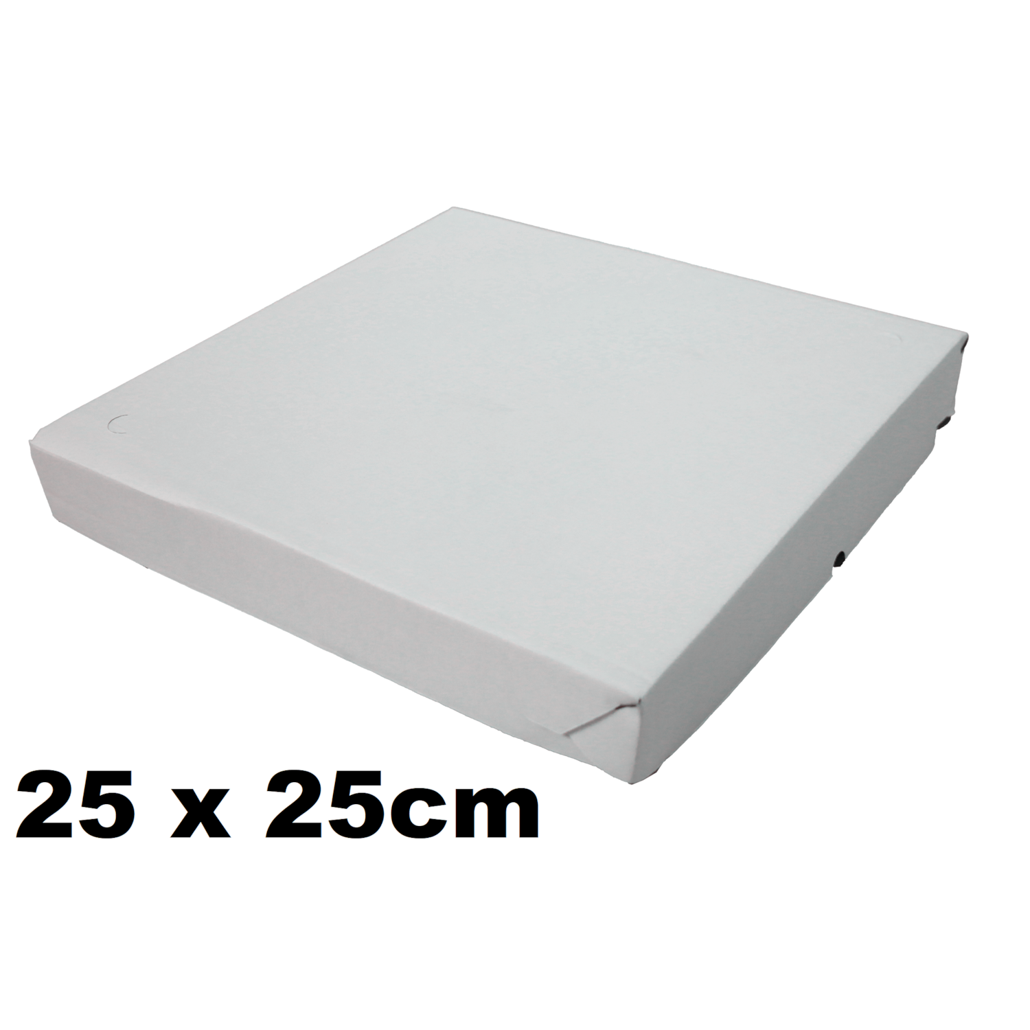 100und Caixa para Doces e Salgados 25cm Quadrada Branca Caixa Delivery