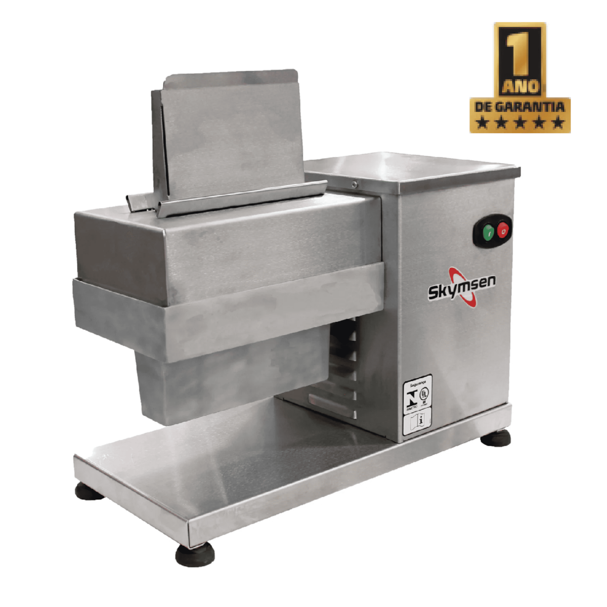 Amaciador de Carne Industrial Skymsen Inox 0,5CV Engrenagem Aço Heavy Duty ABS-HD