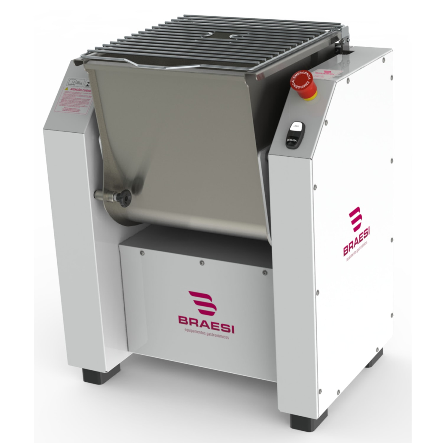 Amassadeira Semi-rápida Basculante 15Kg Motor 1/2CV Braesi - ALI-15 Bivolt