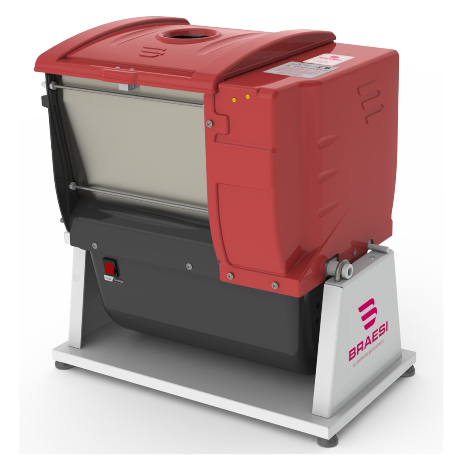 Amassadeira Semi-rápida Basculante 5Kg Motor 1/2CV Braesi - ALI-05 Bivolt