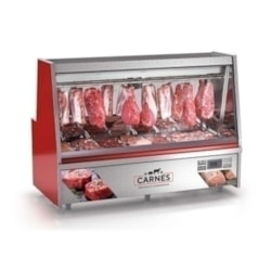 Balcão de Açougue Gelopar 2 Metros Vermelho Linha Turino Standard (GATS-200 VM) Balcão de Açougue Gelopar 2 Metros Vermelho Linha Turino Standard (GATS-200 VM)