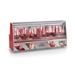 Balcão de Açougue Gelopar 3 Metros Vermelho Linha Turino Standard (GATS-300 VM) Balcão de Açougue Gelopar 3 Metros Vermelho Linha Turino Standard (GATS-300 VM)