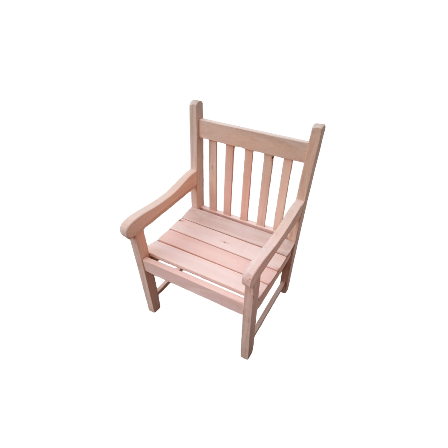 Banco Jardineira 1 Lugar Madeira Crua Ecalipto (VBJ1-CR)