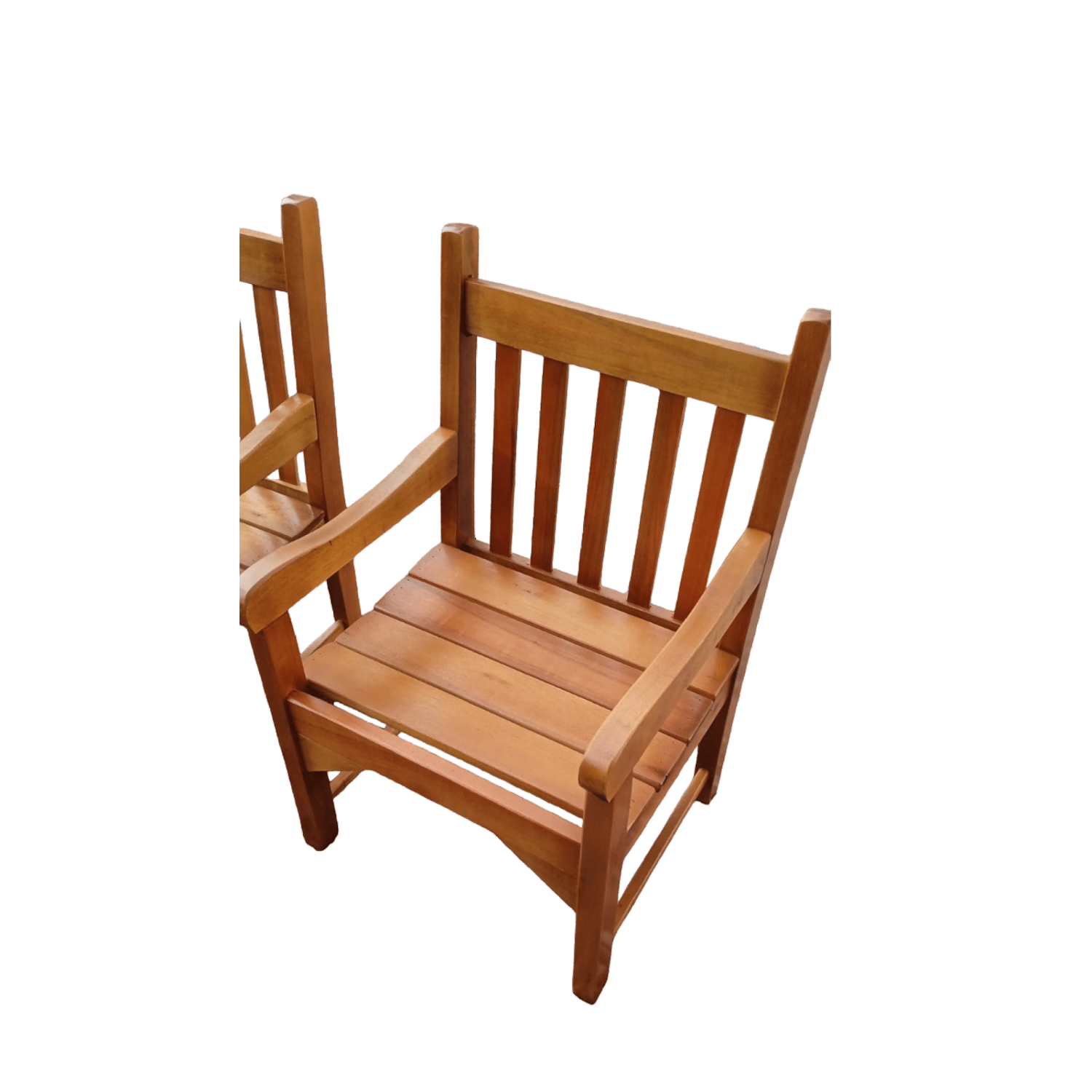 Banco Jardineira 1 Lugar Madeira Verniz Ecalipto (VBJ1-VE)