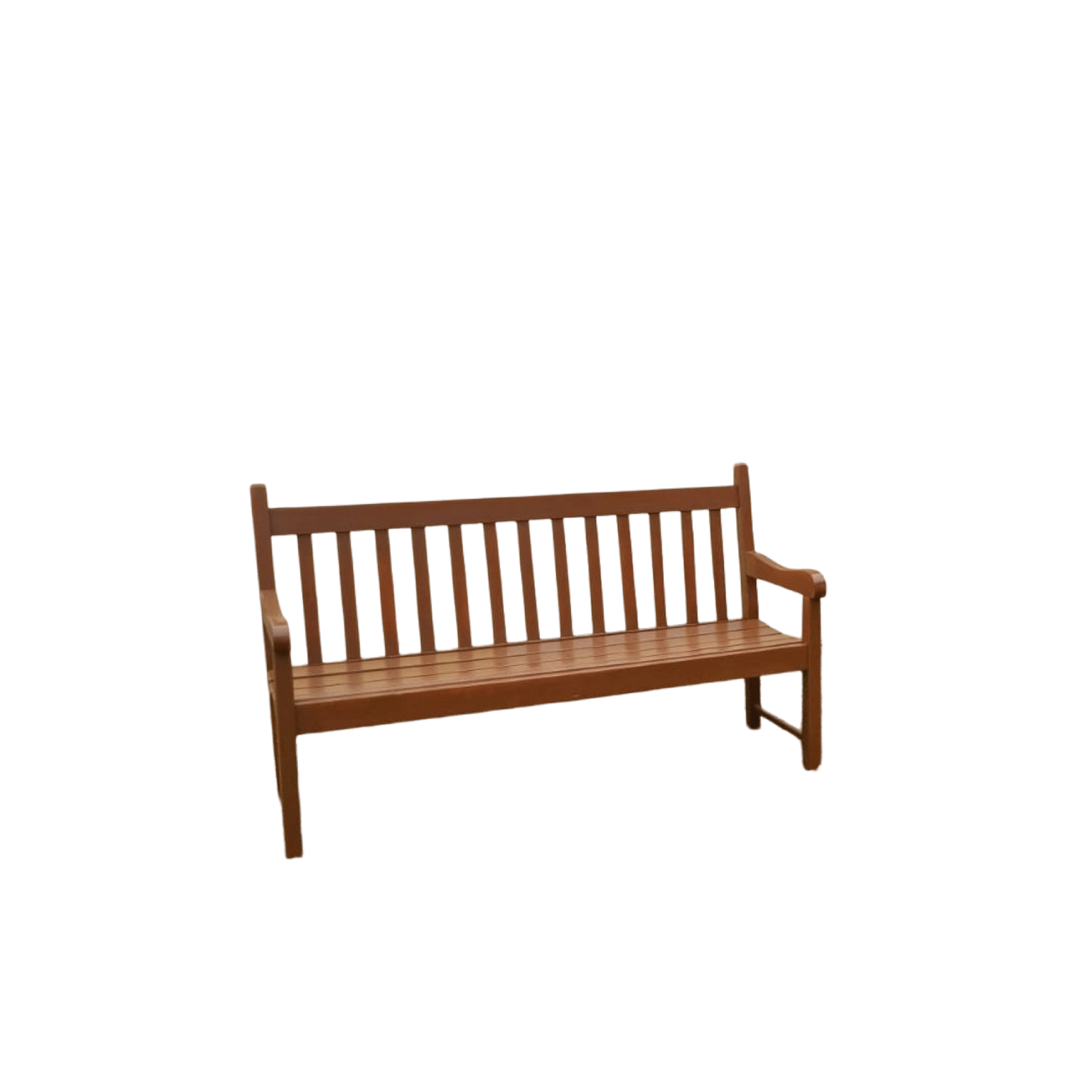 Banco Jardineira 3 Lugar Madeira Verniz Ecalipto (VBJ3-VE)