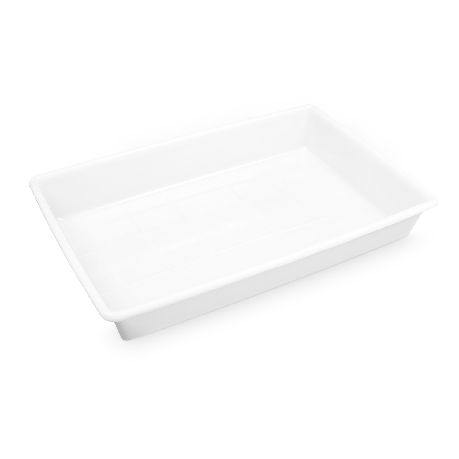 Bandeja Plástica 17 Litros Branca Retangular Plasvale