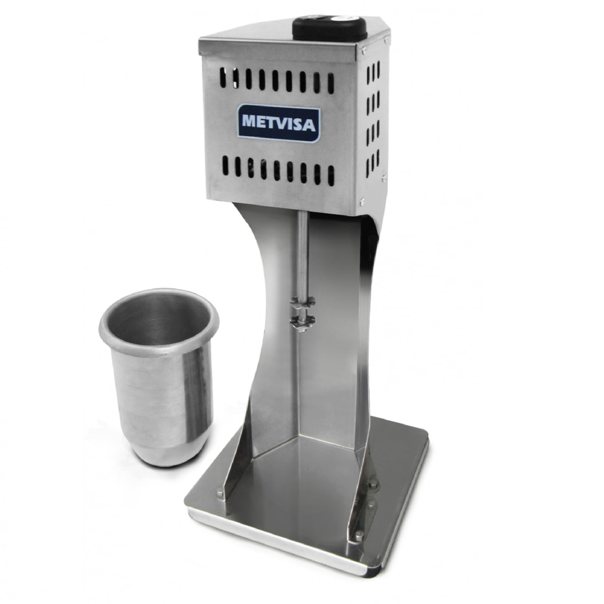 Batedor De Milk Shake Industrial Metvisa 500W Inox Bmk