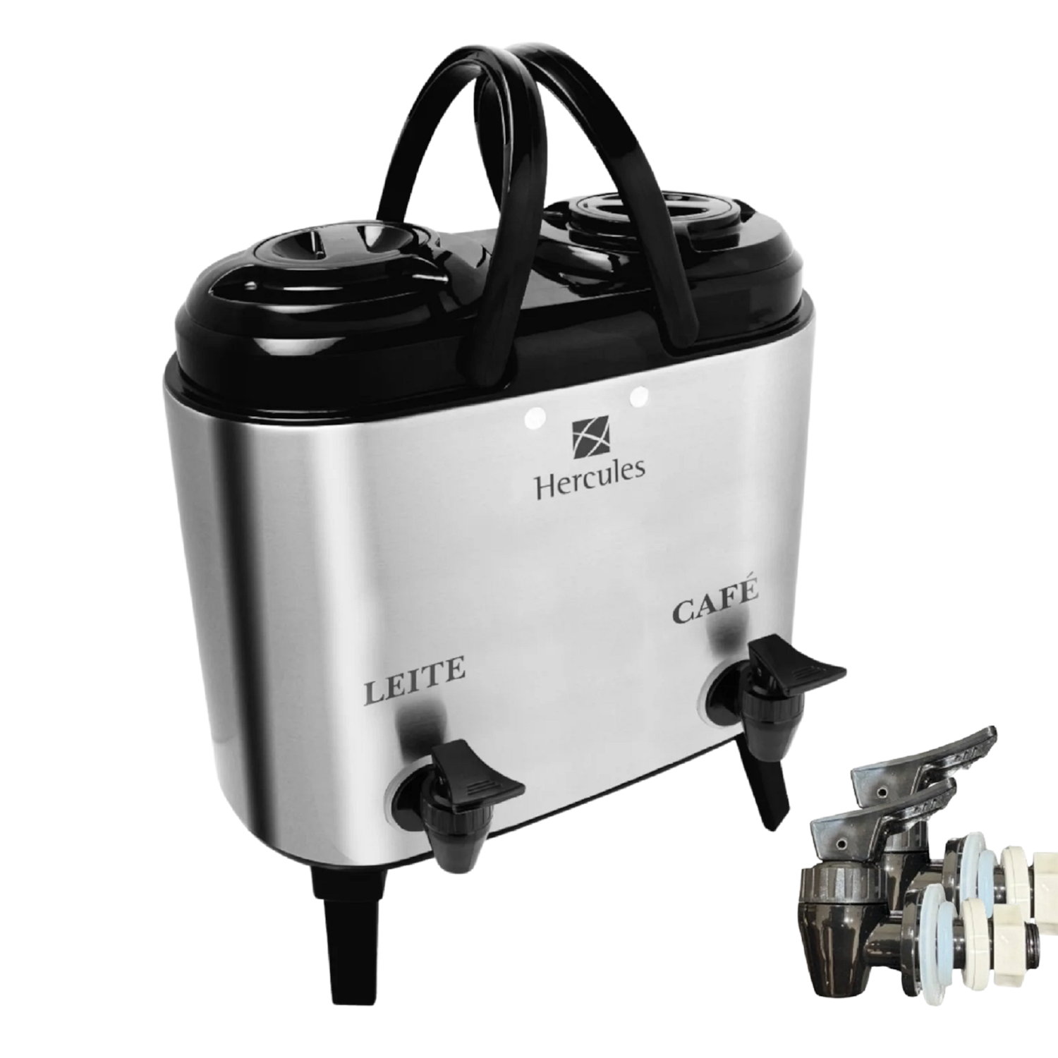 Botijão Térmico 12 Litros Café Leite Hercules Aço Inox - Ideal para Café e Leite