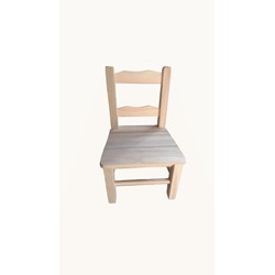 Cadeira Rústica Quadrada de Madeira c/ CERA (não é verniz) – tam. 50 cm (VCTT-B-CR)