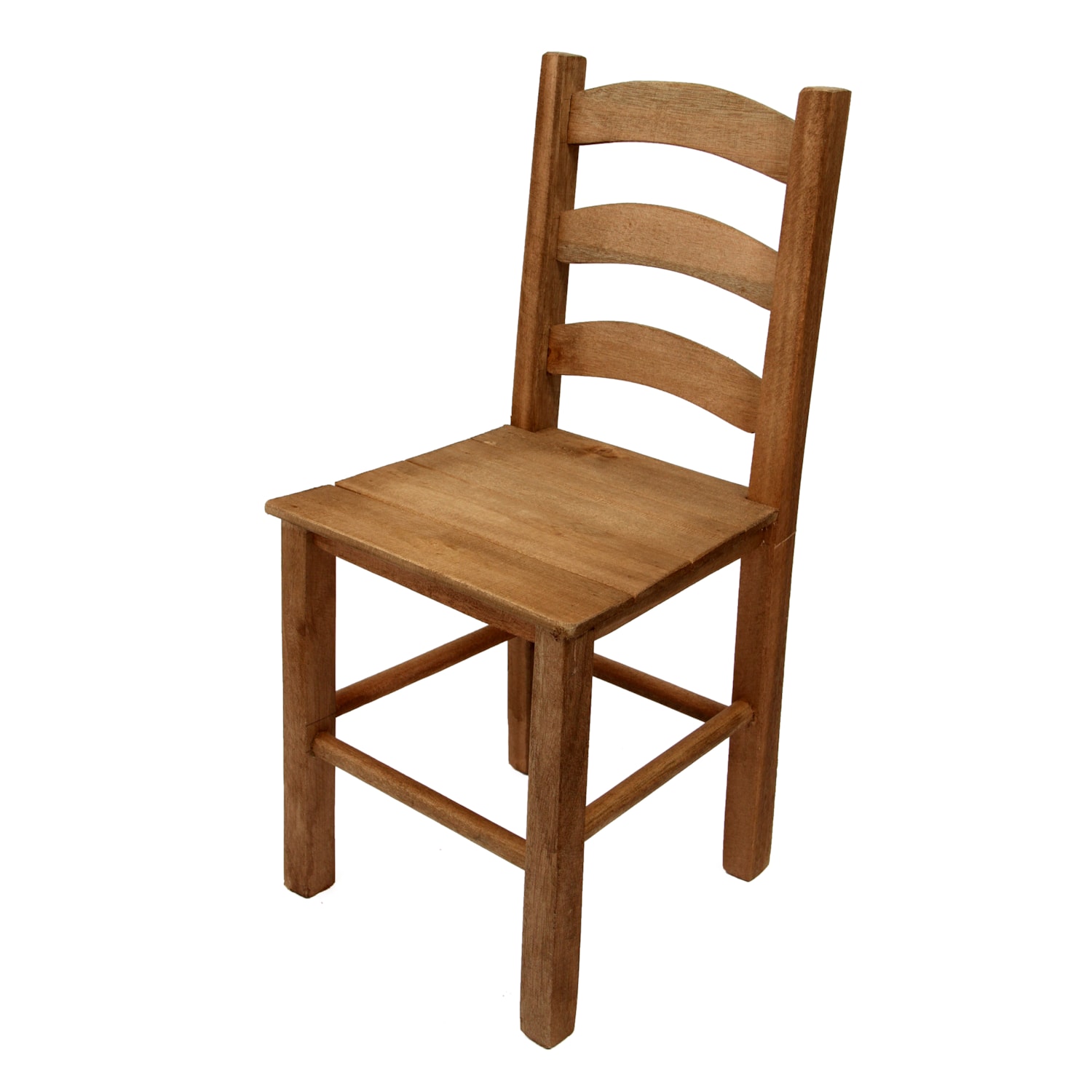 Cadeira Rústica Quadrada de Madeira c/ CERA (não é verniz) – tam. 80 cm (VCTT-CE)