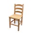 Cadeira Rústica Quadrada de Madeira Crua – tam. 80 cm (VCTT-CR)