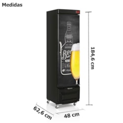 Cervejeira 230 Litros Porta Cega Preta Sout Beer Gelopar Cervejeira 230 Litros Porta Cega Preta Sout Beer Gelopar