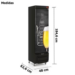 Cervejeira Gelopar 230 Litros Porta Cega Preta Sout Beer (GRB-23QC) Cervejeira Gelopar 230 Litros Porta Cega Preta Sout Beer (GRB-23QC)