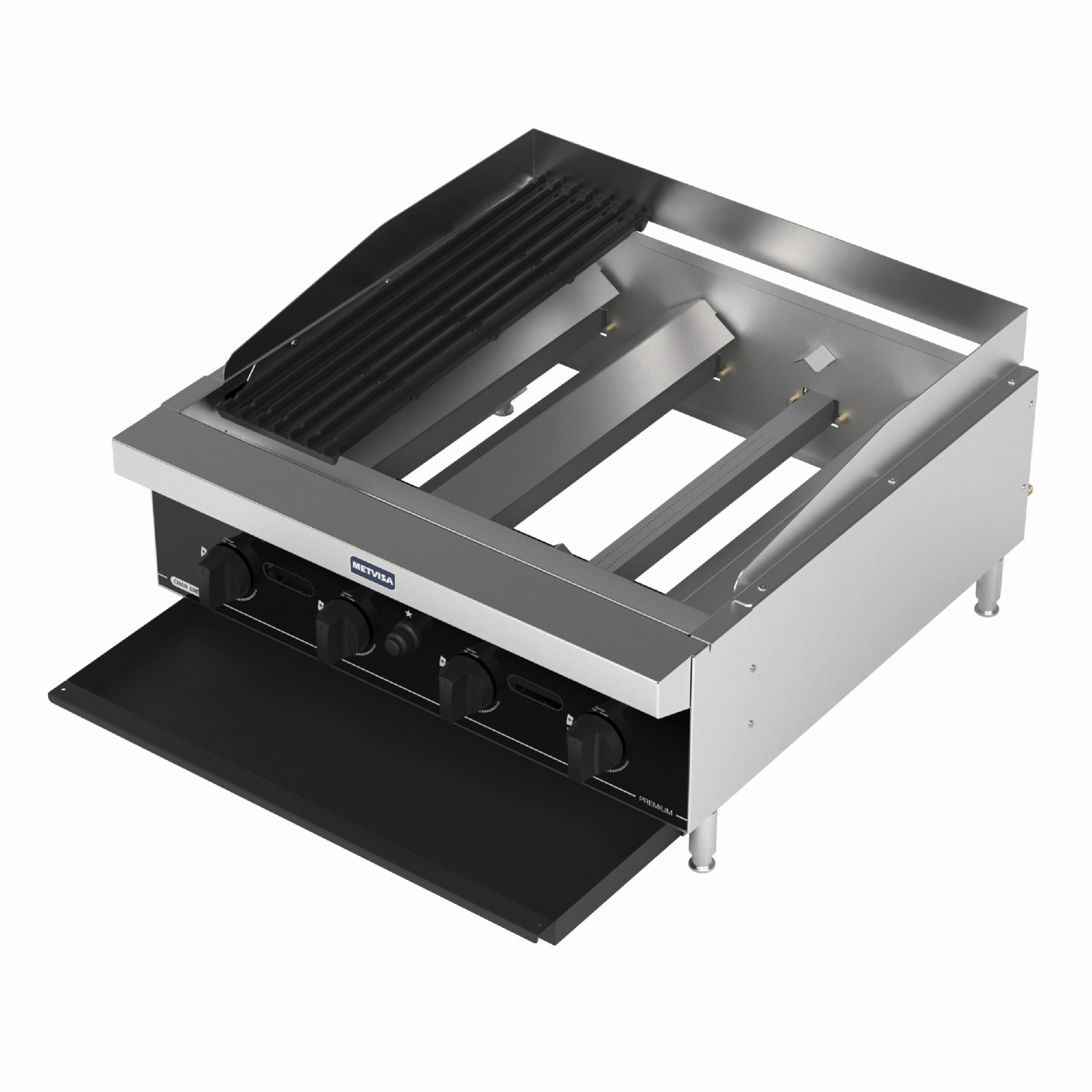 Churrasqueira Char Broiler Metvisa 60cm 4 Queimadores A Gas