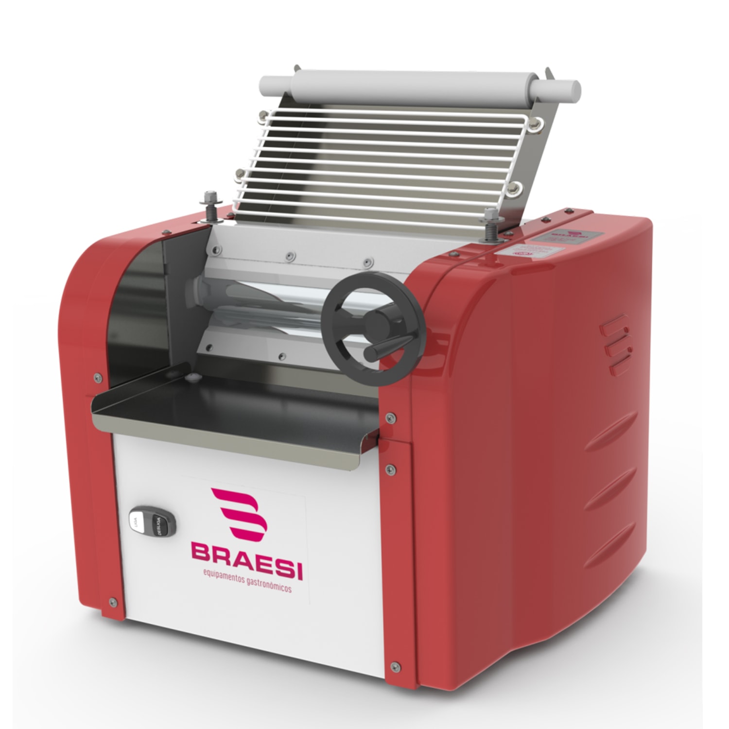 Cilindro Laminador Industrial 300mm Motor 1/2CV Braesi - CB-30 Bivolt