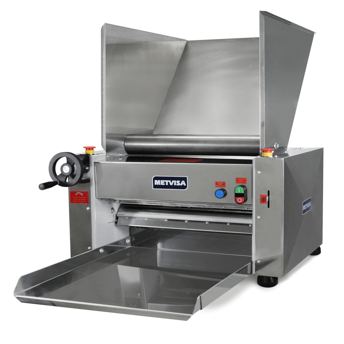 Cilindro Laminador Industrial 51cm Metvisa Para Massas 1,5CV Para Mesa Clmm