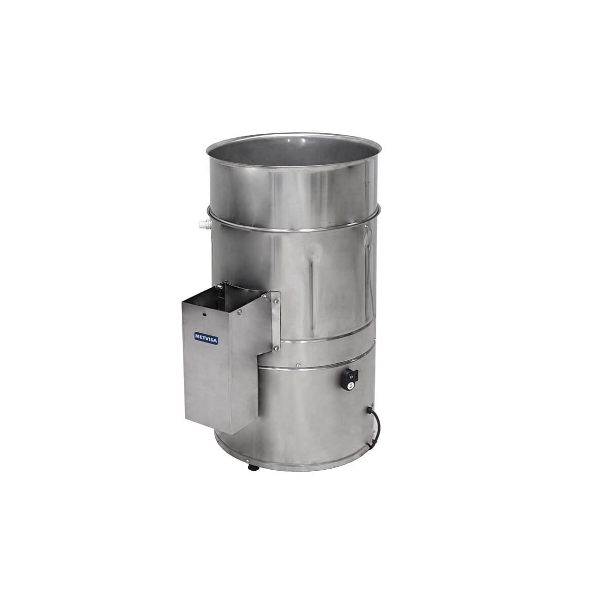 Descascador De Batata Industrial Metvisa 10Kg em Inox 0,5CV Db10