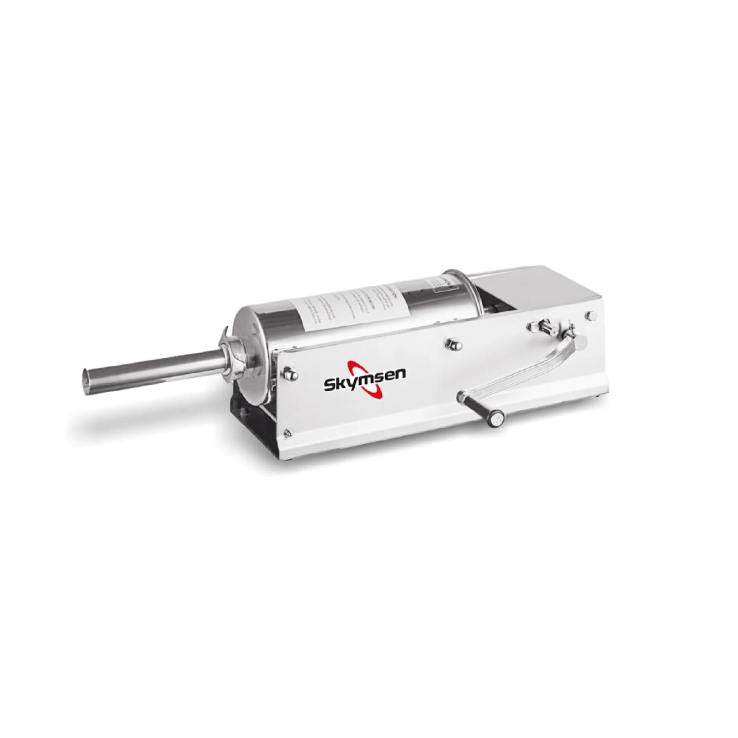 Ensacadeira de Linguiça Industrial Skymsen 5 Litros Horizontal 2 Velocidades com 4 Funis e Estrutura em Aço Inox – EL5