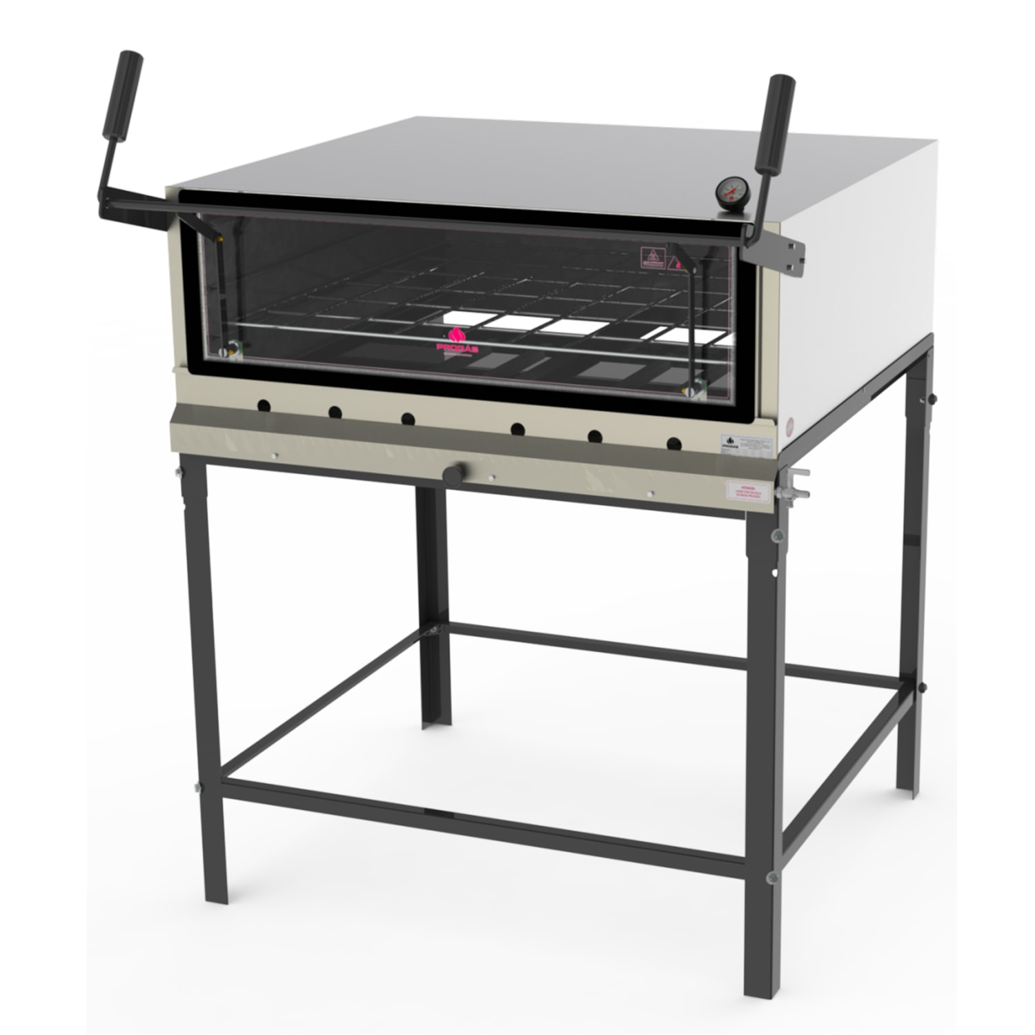 Forno Lastro a Gás 90 Cm para Pizzas, salgados, bolos, paes... Progas - PRP-900G