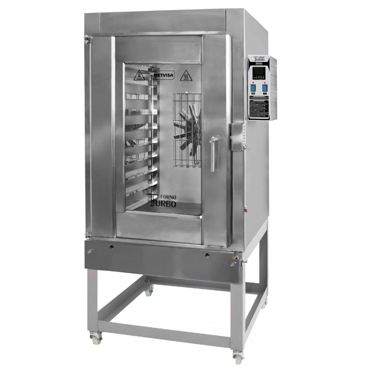 Forno Turbo Gás Industrial Metvisa 10 Esteiras Pintura Epoxi Ftg300b