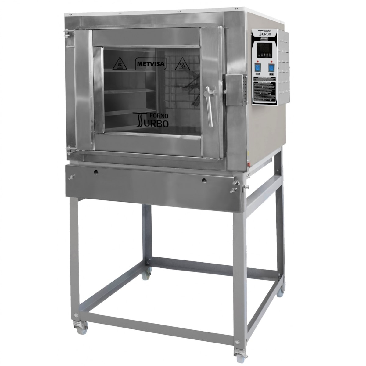 Forno Turbo Gás Industrial Metvisa 5 Esteiras Pintura Epoxi Ftg150b