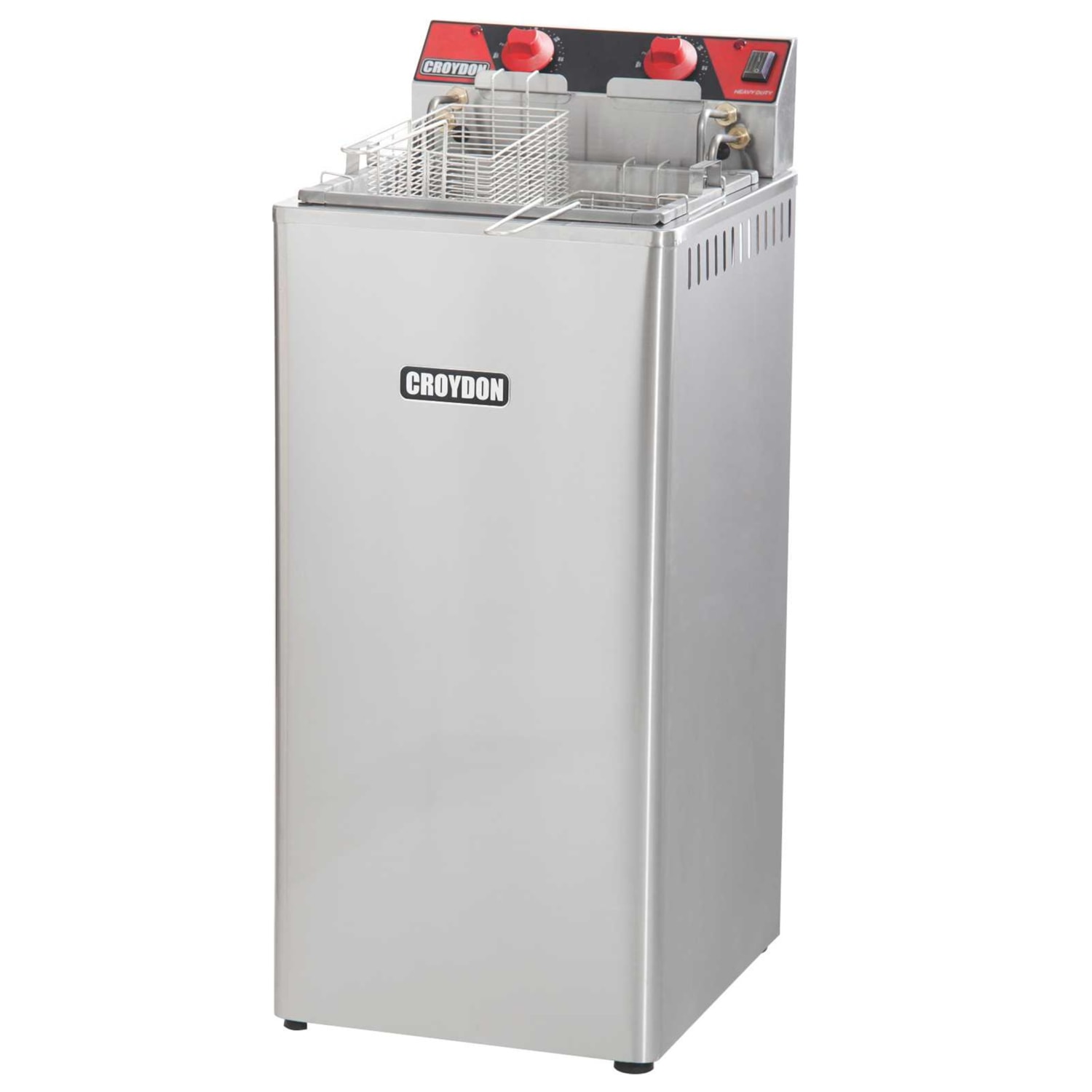 Fritadeira Elétrica Zona Fria Croydon 15 Litros 8000W 2 Cestos 220V FZ28