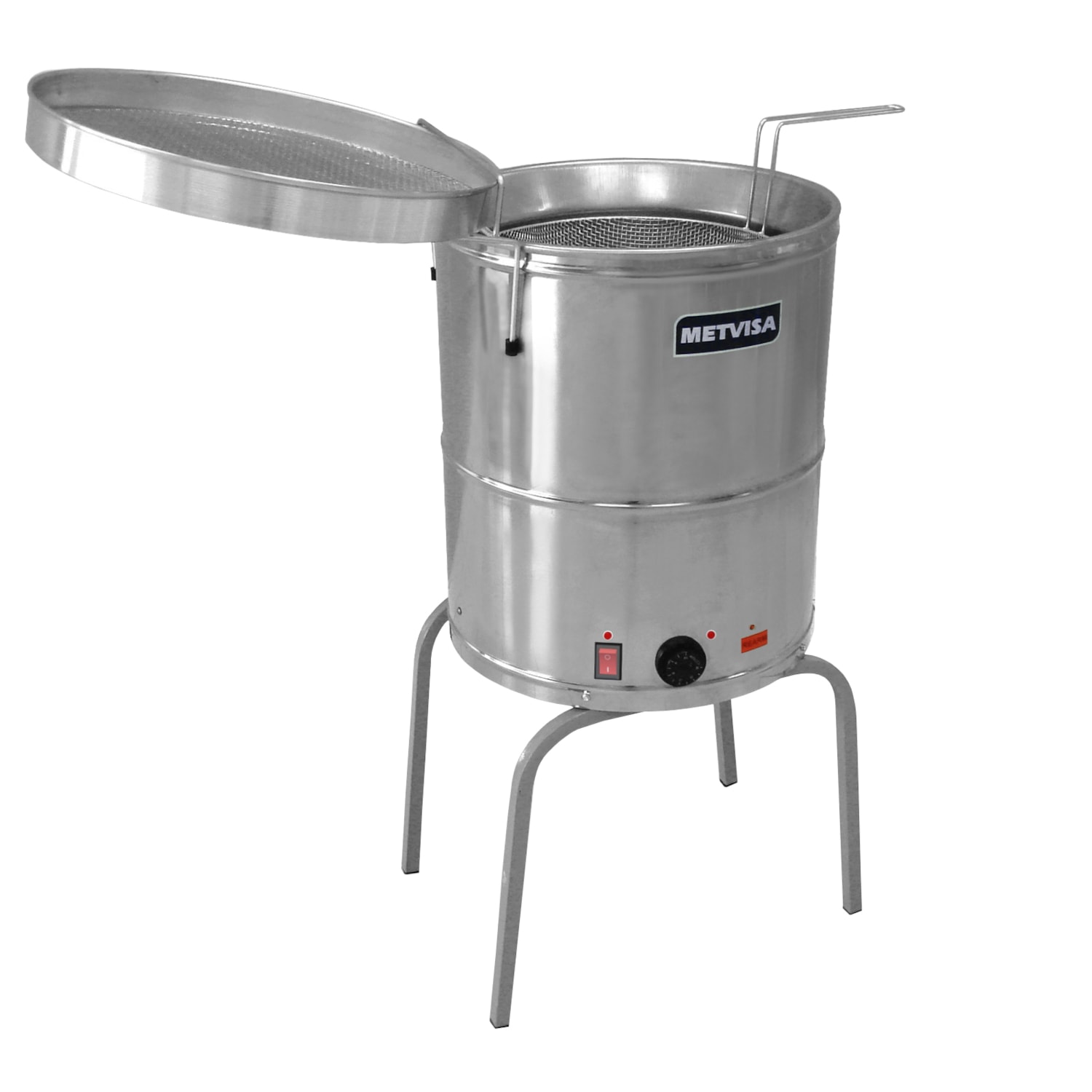 Fritadeira Elétrico Industrial Metvisa 38 Litros Agua e Oleo 8.000W 220V Fie20m