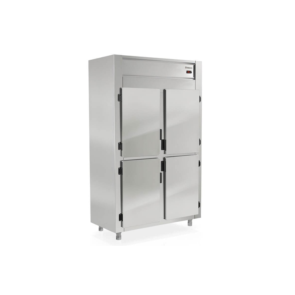 Geladeira Industrial 4 Portas Gelopar Revestimento em Aço Inox (GREP-4 P)