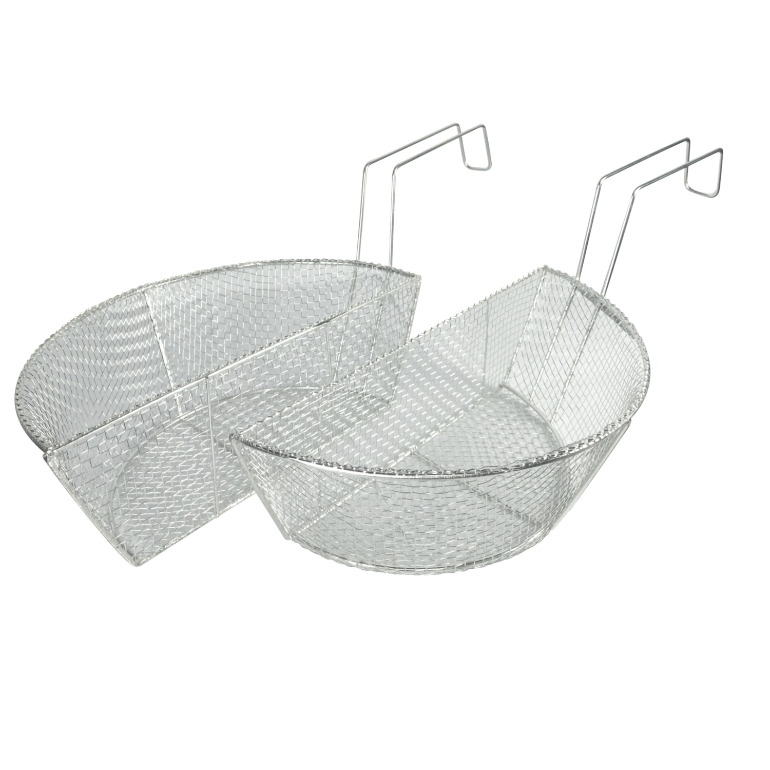 Kit 2 Cesto Meia Lua Fritadeira Bipartido Metvisa Fie20bib