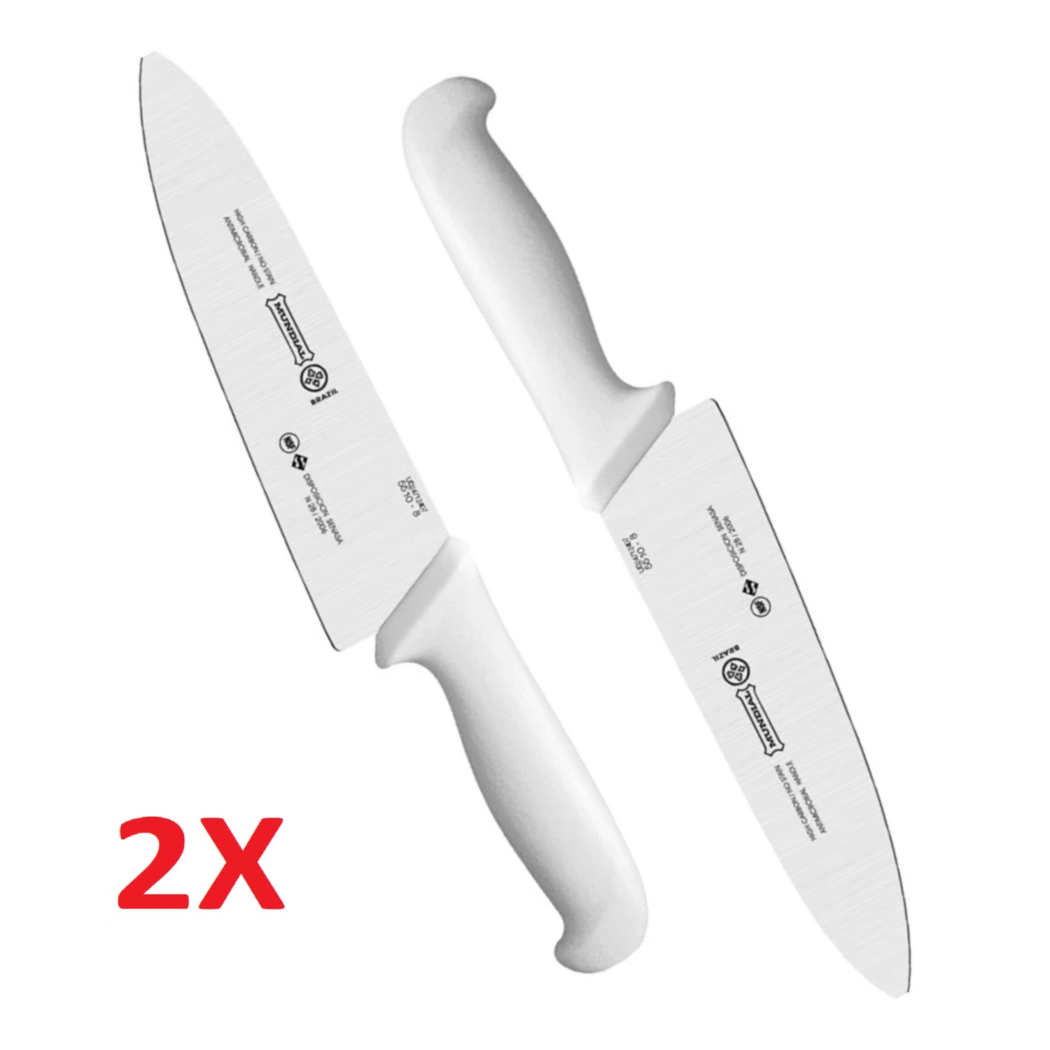 Kit 2 Facas de Cozinha Prossifional Mundial 8
