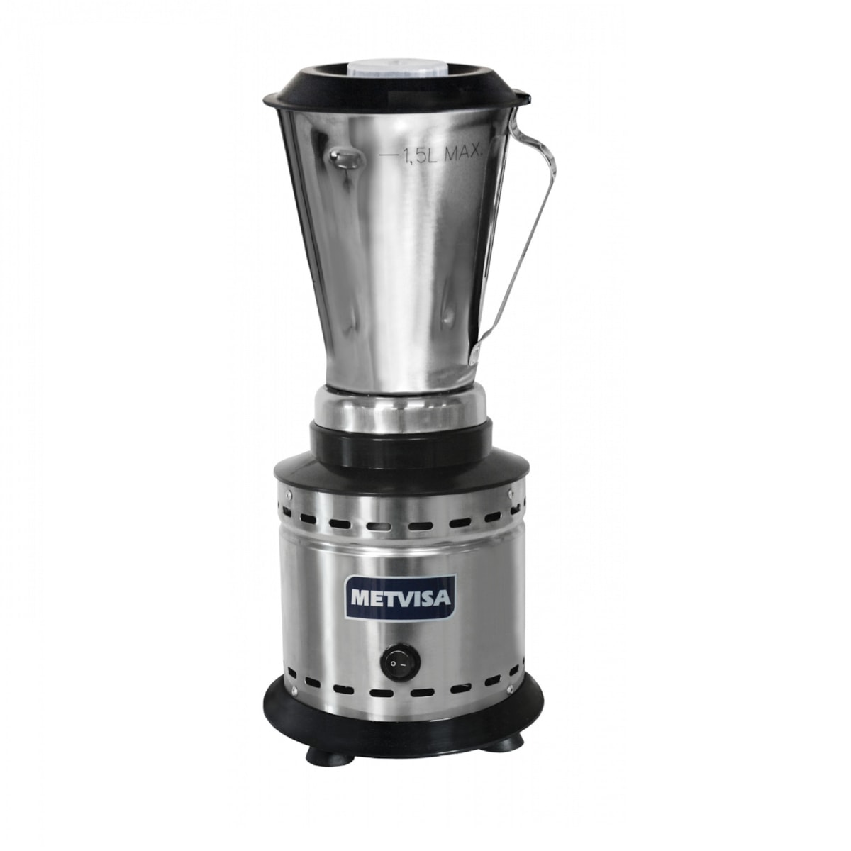 Liquidificador Alta Rotação 1,5 Litros Metvisa em Inox 800W 18.000 RPM Lar1,5