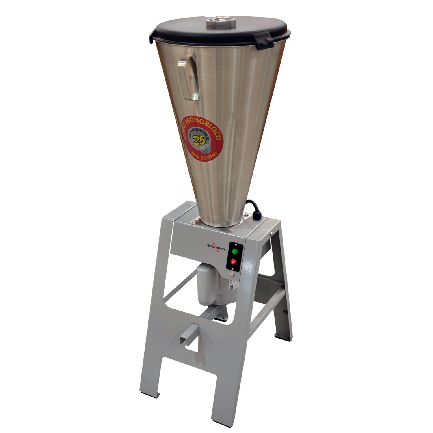 Liquidificador Basculante Industrial Skymsen 25 Litros 1,5 CV Copo Monobloco em Aço Inox – LB25