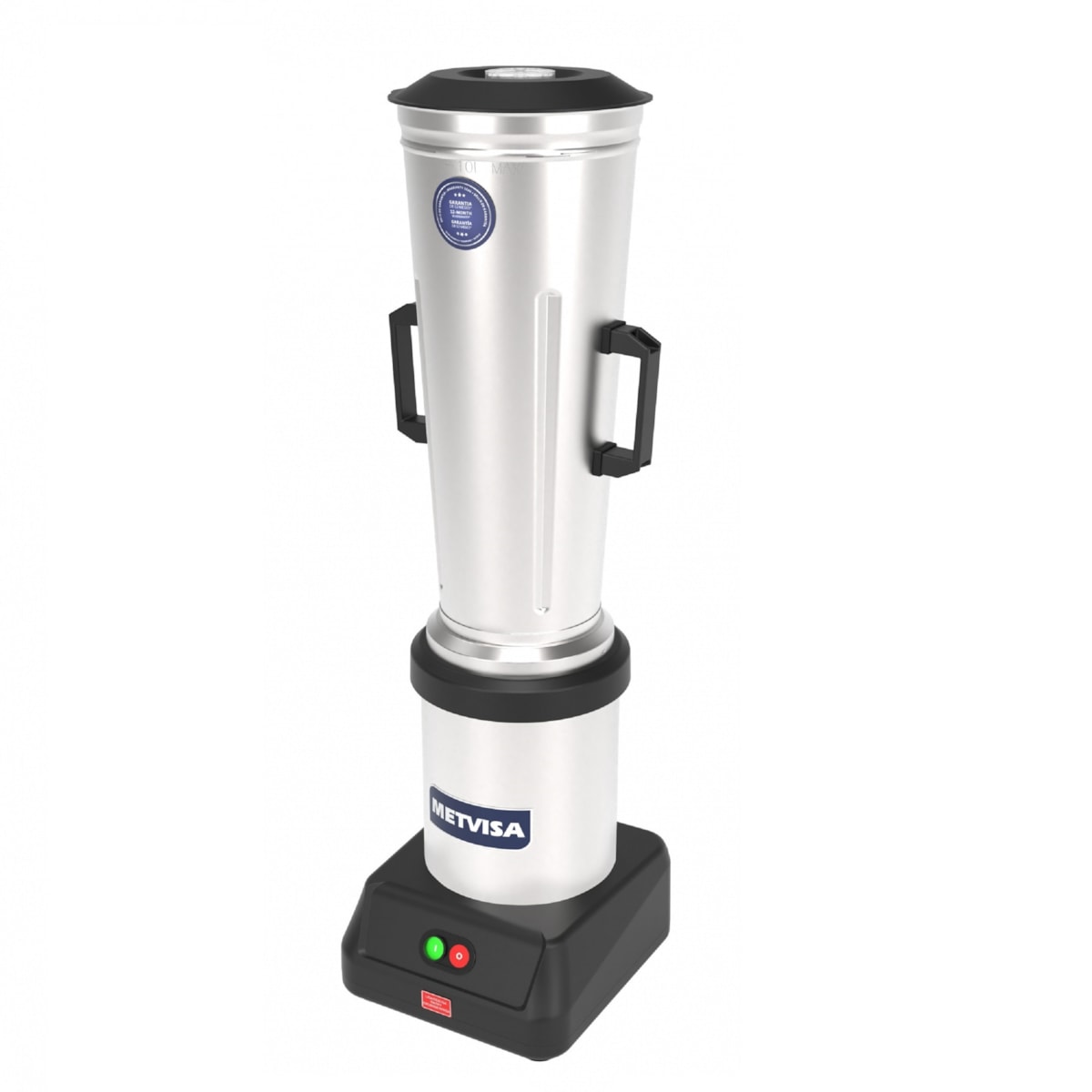 Liquidificador Industrial 10 litros Baixa Rotação Metvisa 0,5CV - LQI10