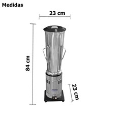 Liquidificador Industrial 10 Litros Metvisa 0,5 CV Baixa Rotação - Lql10