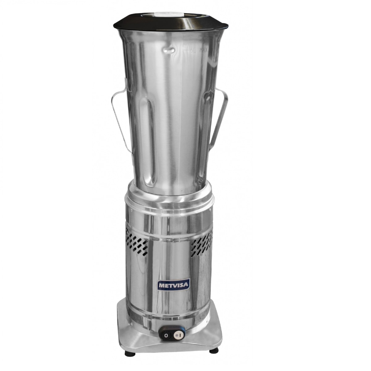 Liquidificador Industrial 6 Litros Metvisa 0,5 CV Baixa Rotação Copo Inox Base Aluminio - LQ6