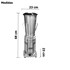 Liquidificador Industrial 6 Litros Metvisa 0,5 CV Baixa Rotação Copo Inox Base Aluminio - LQ6