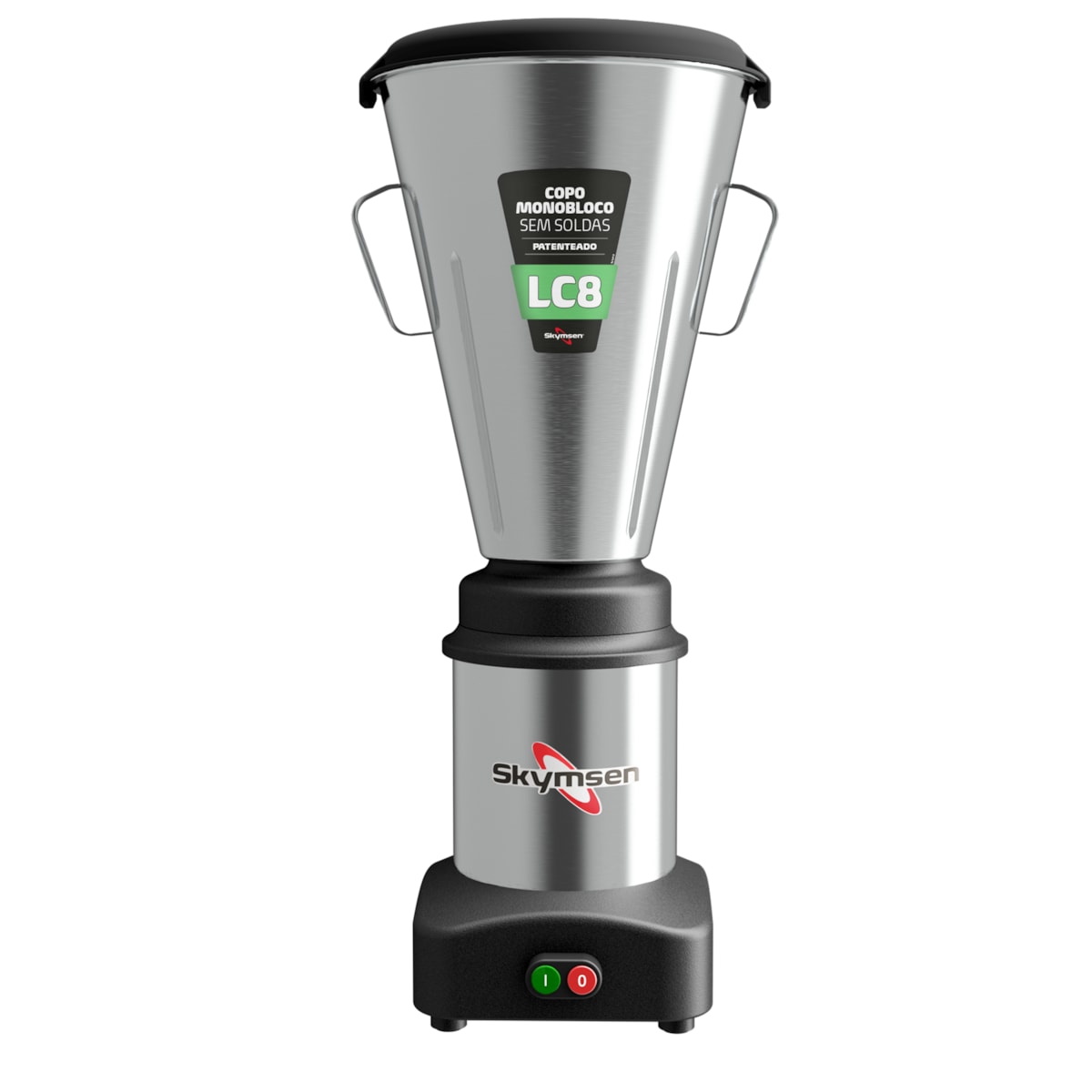 Liquidificador Industrial 8 Litros Skymsen  0,5CV Monobloco em Inox - LC8