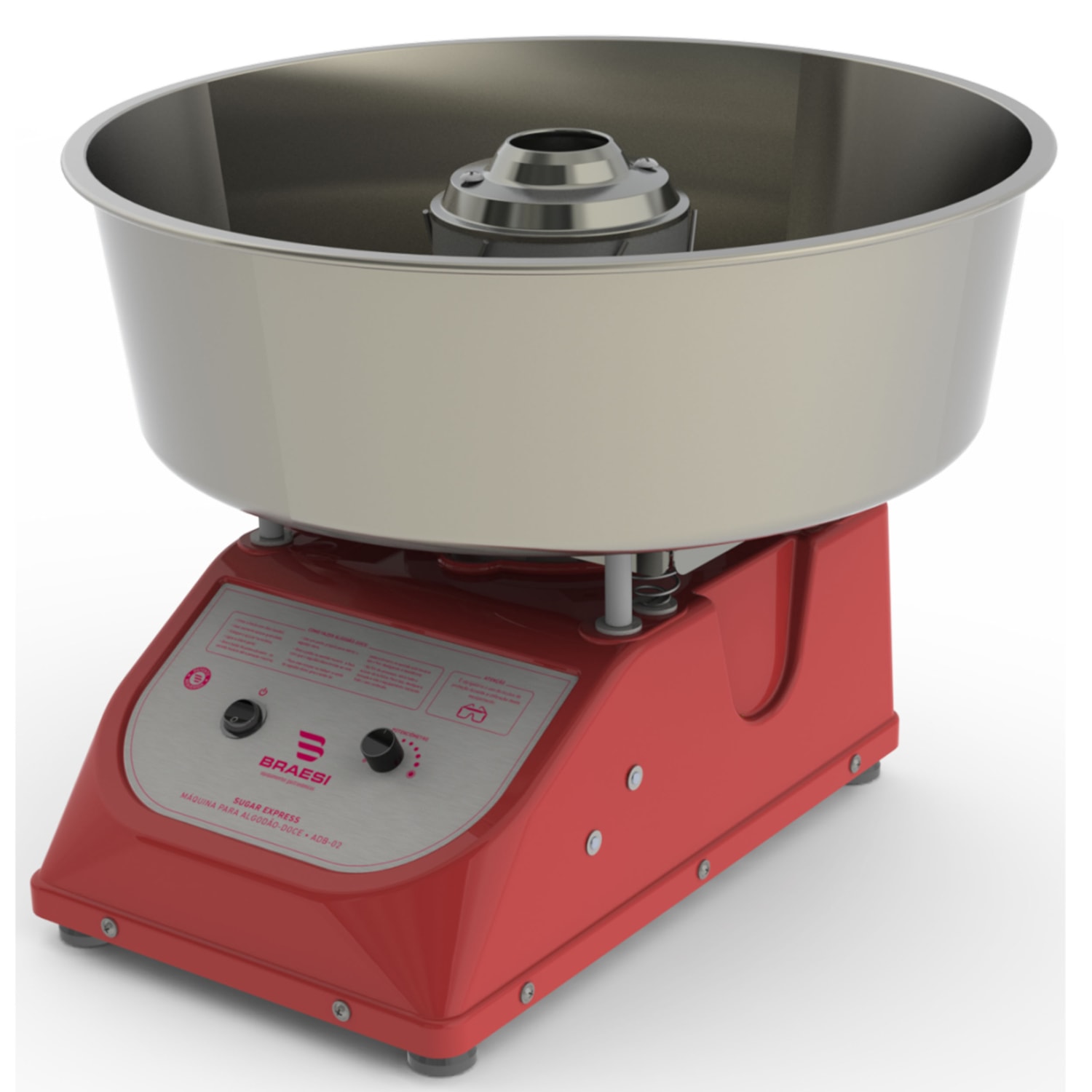 Máquina de Algodão Doce Braesi 1300W -  ADB-02 Bivolt