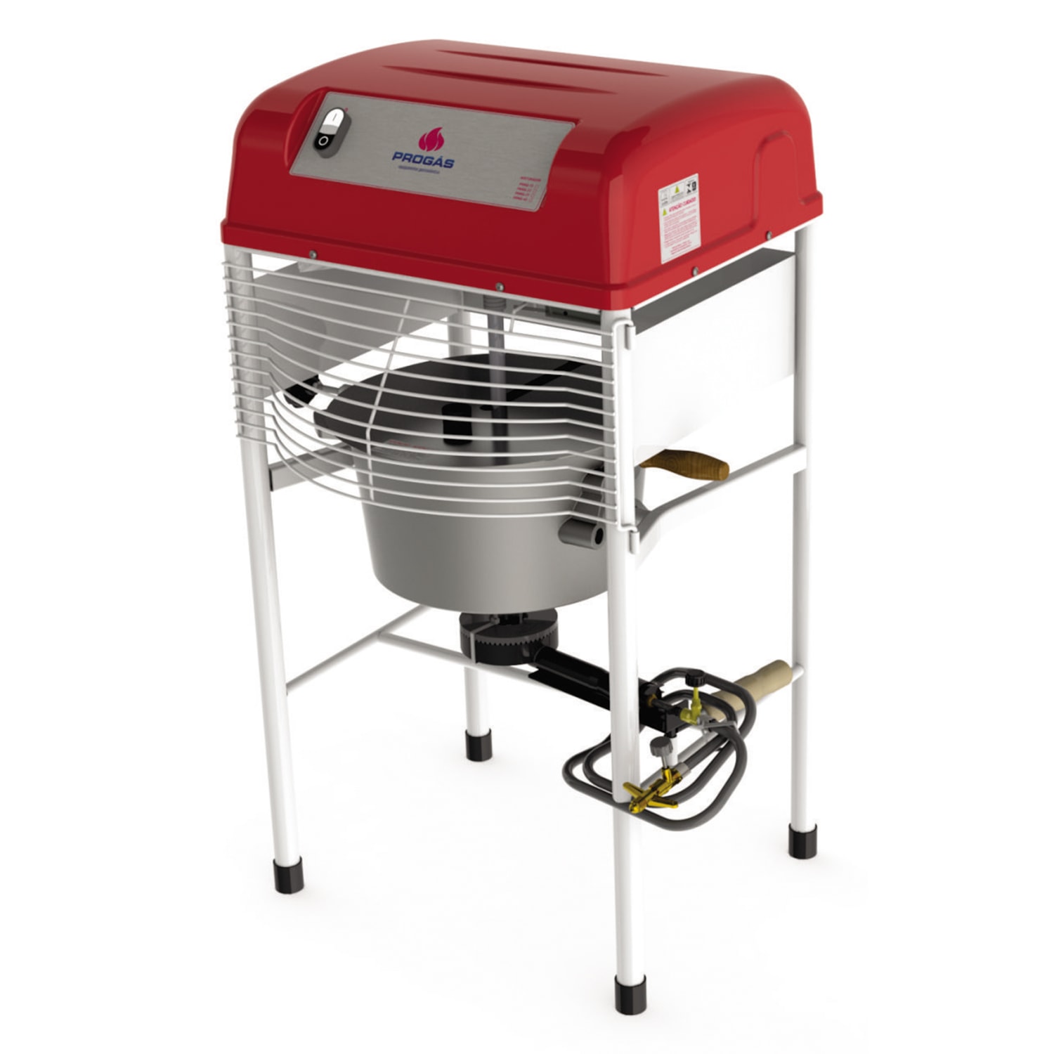 Misturador Misturela 15 Litros The Mix a gás Motor 1/4CV Progas - PRMQ-15 Bivolt