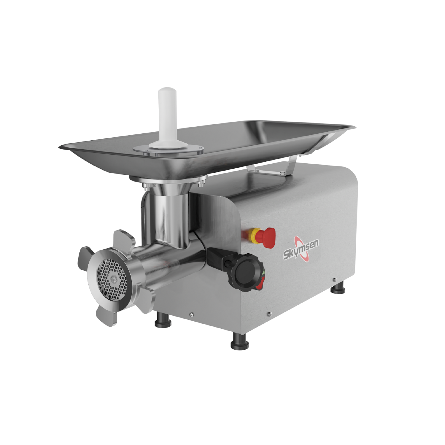 Moedor de Carne Boca 22 Inox Skymsen Gabinete Inox 1,5CV PS22L