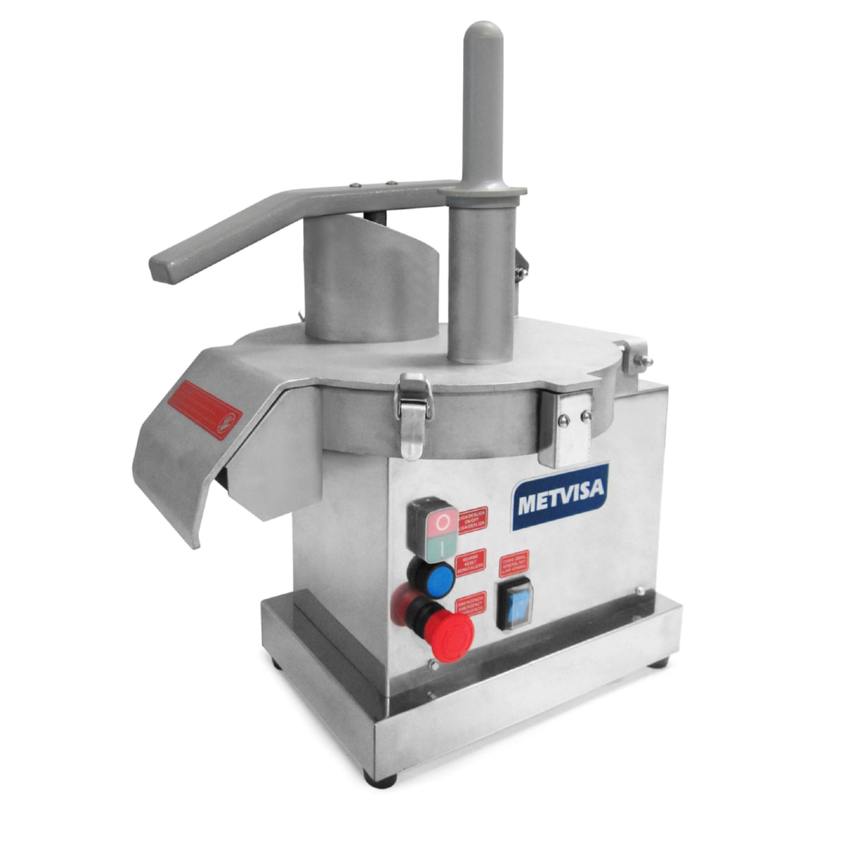 Multiprocessador De Alimentos Industrial Metvisa Com 6 Discos em Aluminio 0,5CV Mpam