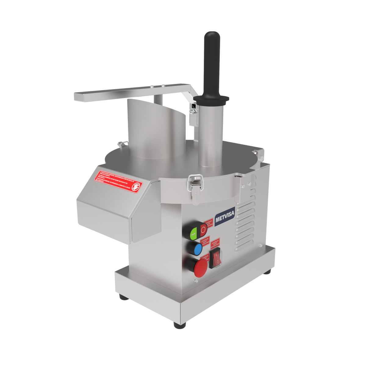 Multiprocessador De Alimentos Industrial Metvisa Com 6 Discos em Aluminio 0,5CV Mpam