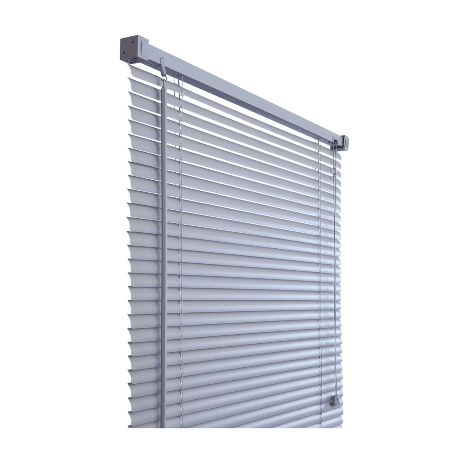 Persiana Horizontal Atlas 140X130 cm Cinza PVC - Primafer