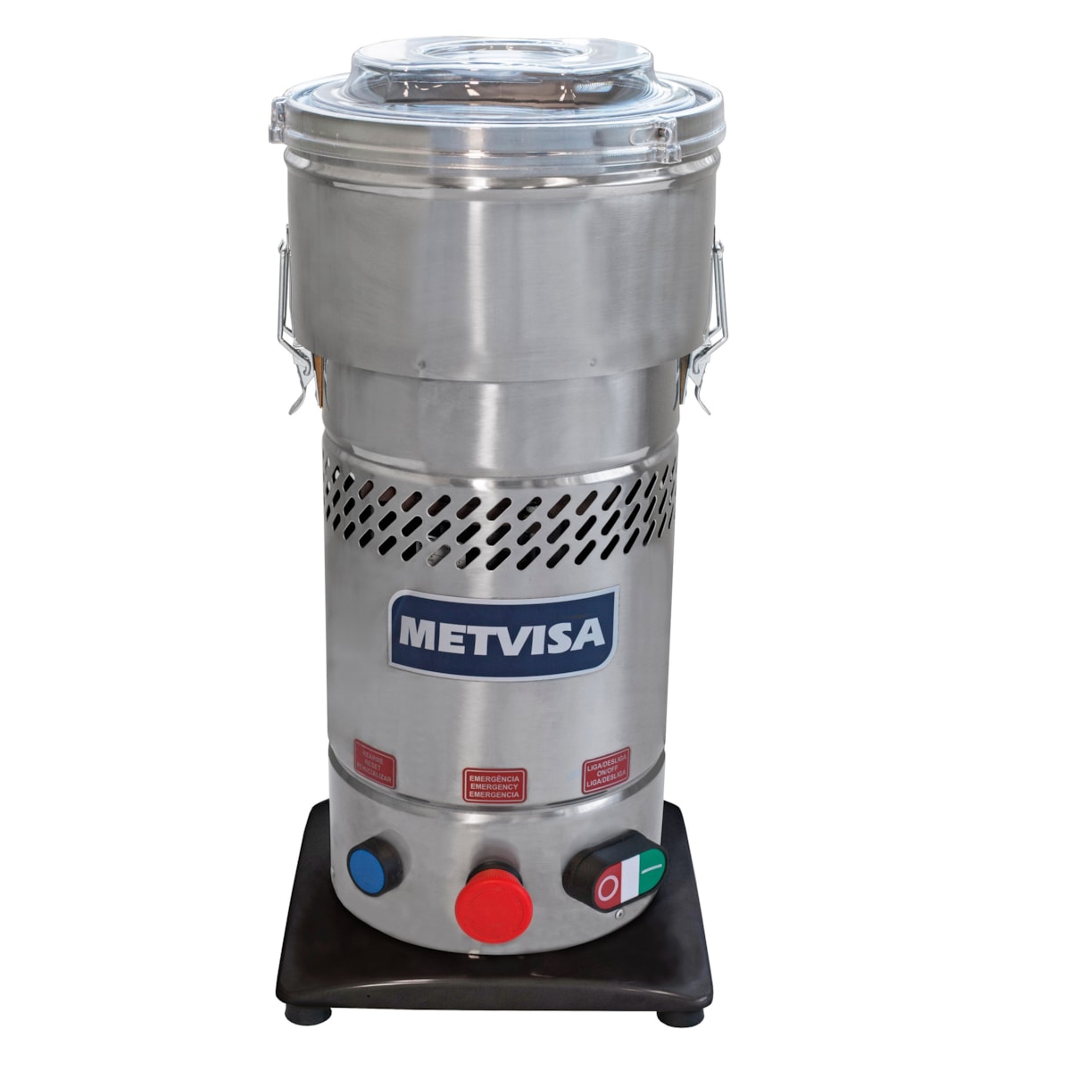 Processador de Alimento Industrial Cutter Metvisa 4 litros em Inox 0,5CV CUT4