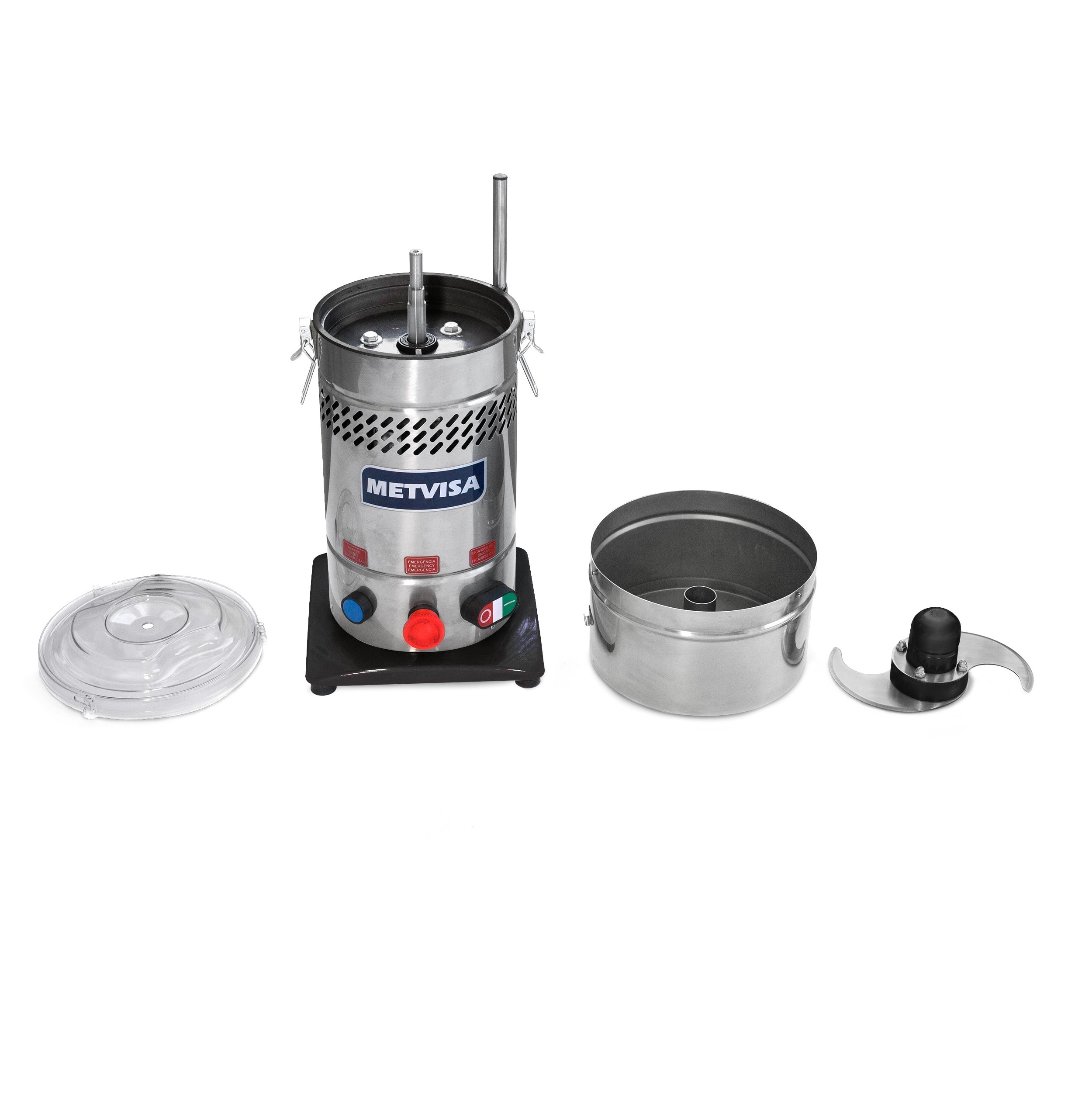 キッチン家電 National Multi Cutter MK-Z20 Processador de Alimento Industrial Cutter Metvisa 8 litros em Inox