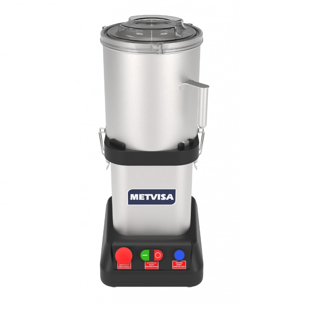 Processador de Alimento Industrial Cutter Metvisa 8 litros em Inox 1CV CUT8M
