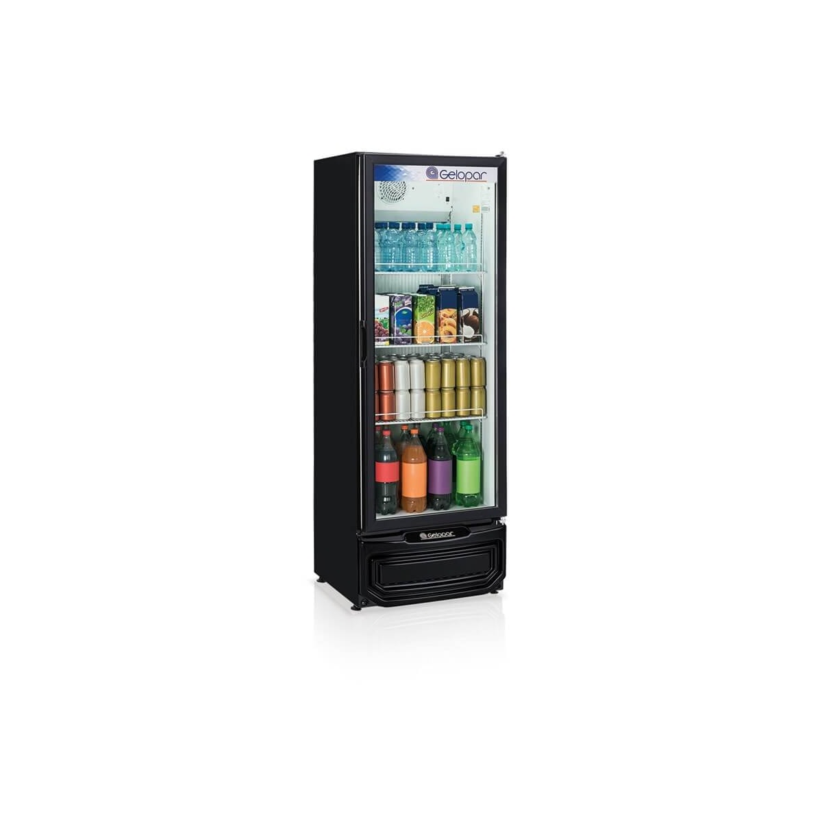 Refrigerador Vertical Gelopar 414 Litros Porta de Vidro Expositor Preto (GPTU-40 PR)
