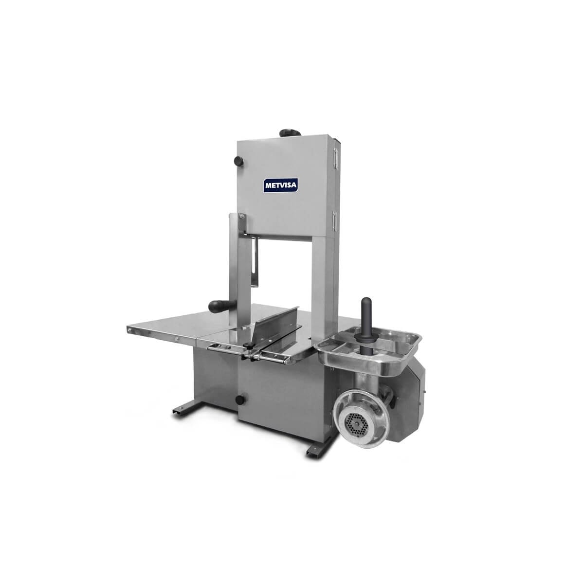 Serra Fita C/ Picador Metvisa Boca 8 - Fita 1,78 Metros 0,5 Cv Pintada C/ Empurrador - SFP8